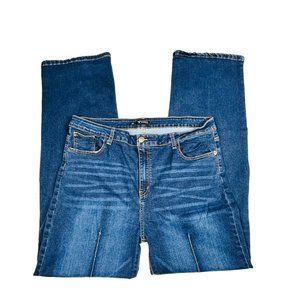 Lucky & Blessed High Rise Straight Leg Jeans - 37" x 32.75"